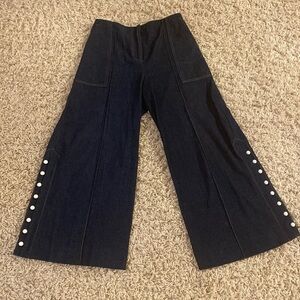 Hellessy denim wide leg pants size 8